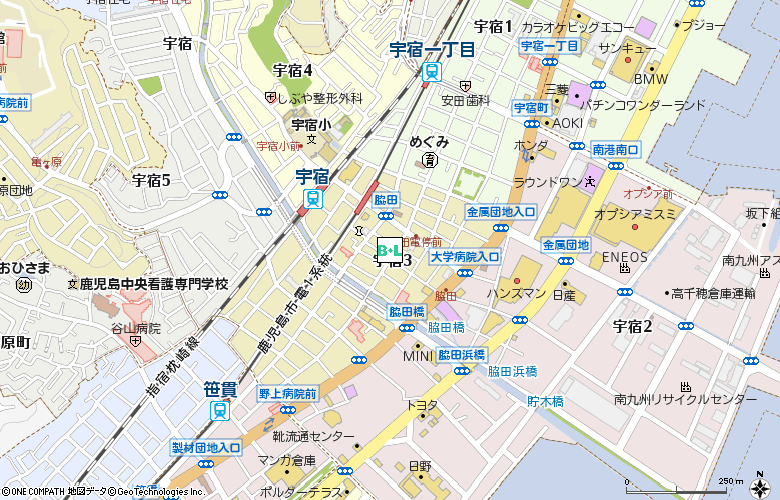 吉村コンタクトレンズ付近の地図